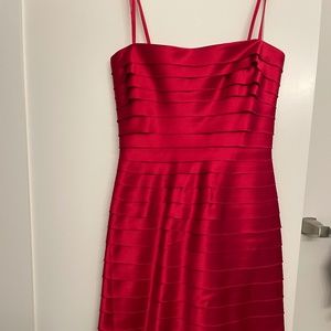 BCBG MAXAZRIA strapless Red Dress